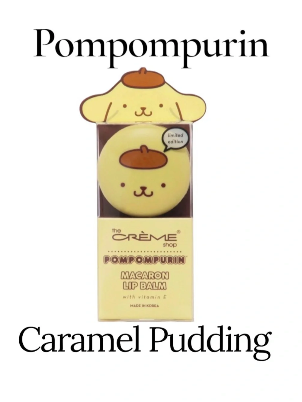 The Crème Shop x Sanrio Limited Edition Macaron Lip Balm